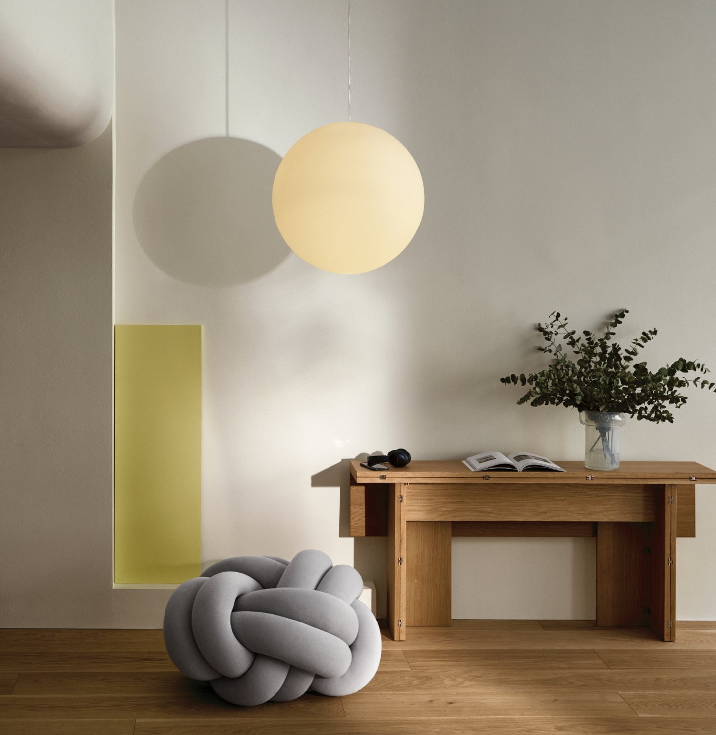Design House Stockholm Luna Pendant Lamp Opaque Extra Large 60cm