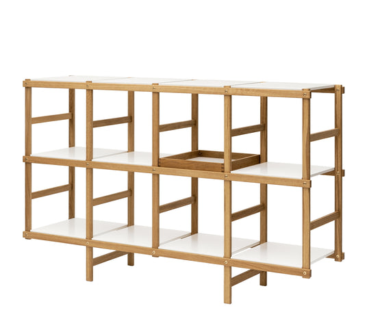 Design House Stockholm Frame Shelf Medium oak-white