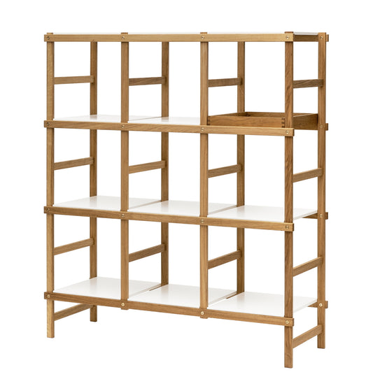 Design House Stockholm Frame Shelf High oak-white1.5