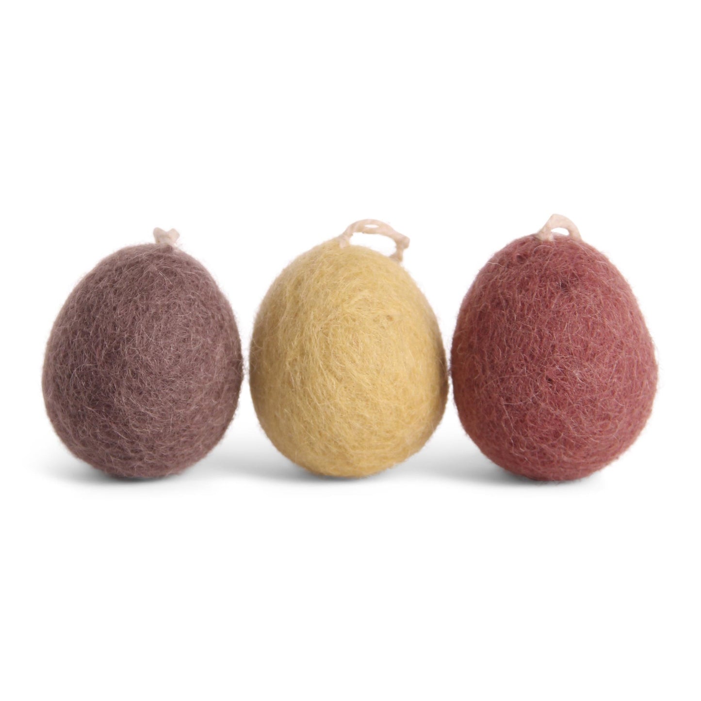 Gry & Sif Felt Egg Decoration 3pk light