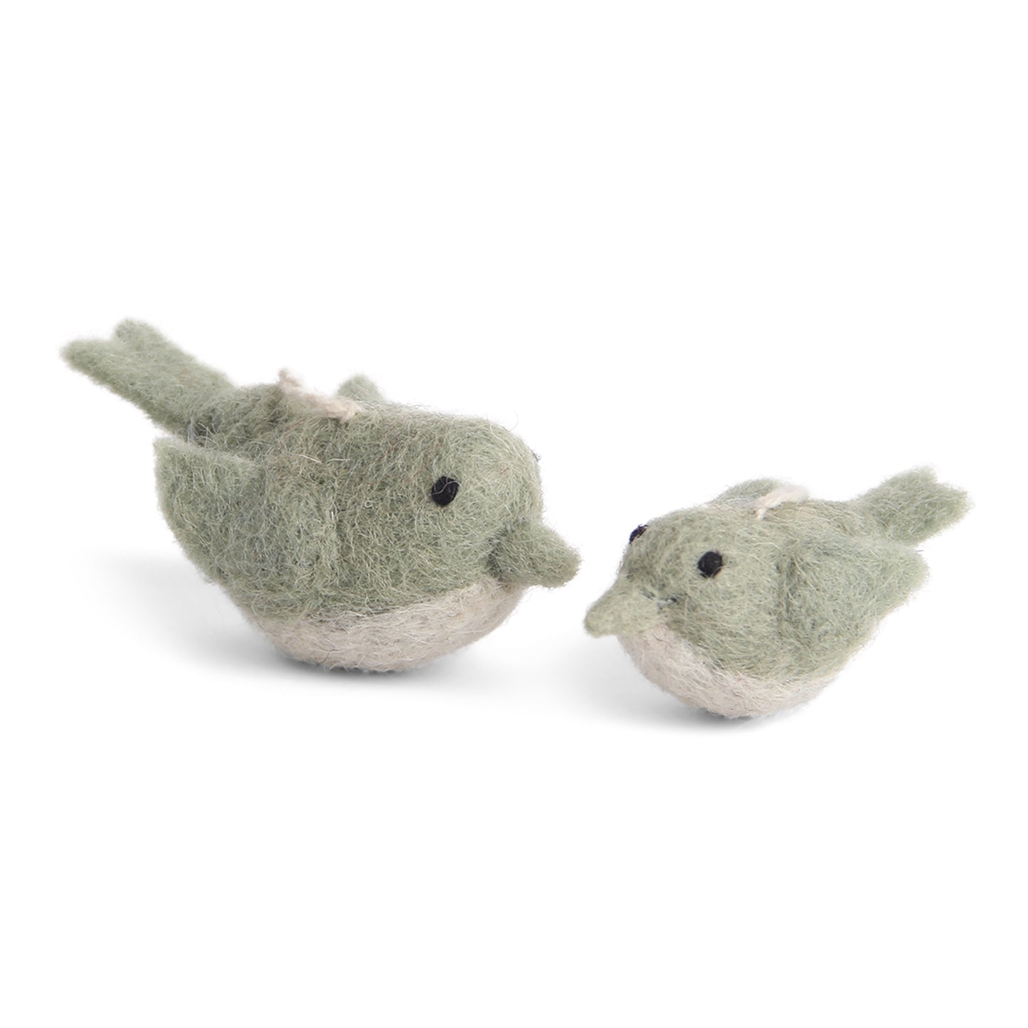 Gry & Sif Bird Dusty Green 2pk