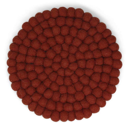 Gry & Sif Coaster Big rust red