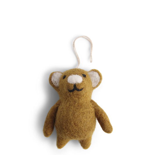 Gry & Sif Teddy Mini Round gold brown