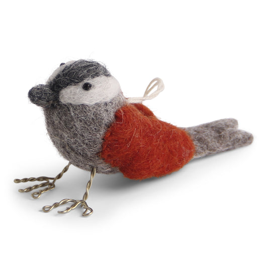 Gry & Sif Bird Rusty Red