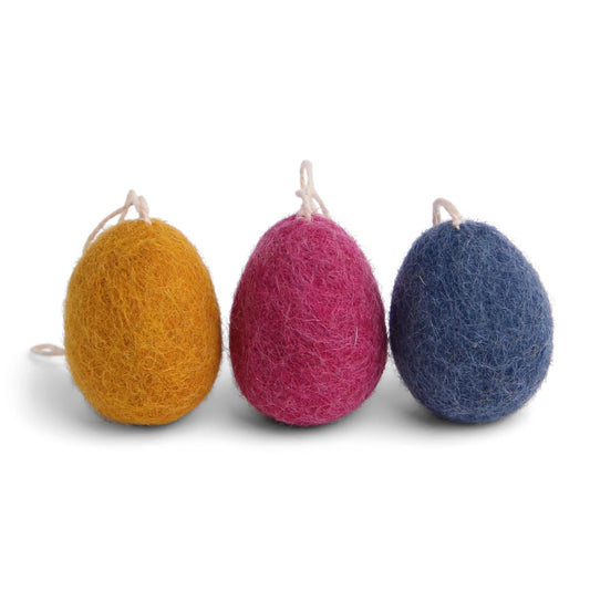 Gry & Sif Felt Egg Mini Decoration 3pk colorful