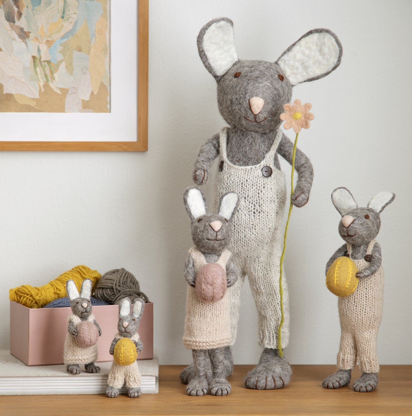 Gry & Sif Bunny Small Grey pants & carrot