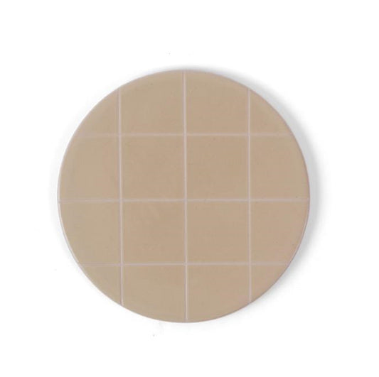 OYOY Suki Ceramic Serving Board Round caramel-rose