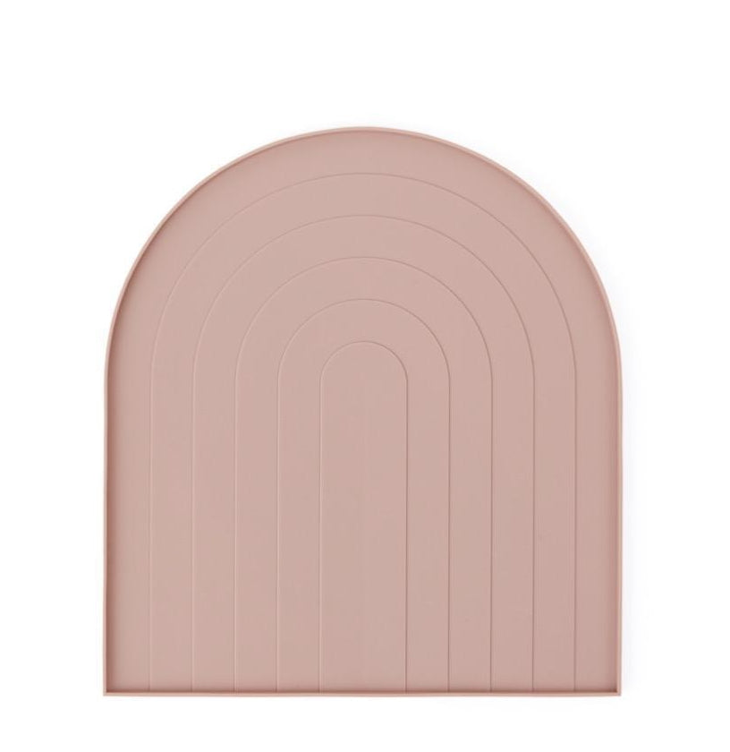 OYOY Rainbow Silicone Dish Mat Pink