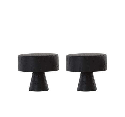 OYOY Pin Hook Large Knob 2pcs Dark