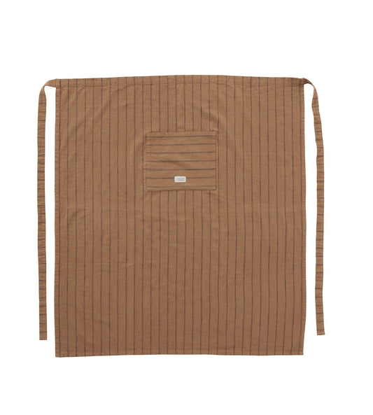 OYOY Gobi Organic Cotton Chefs Apron Brown