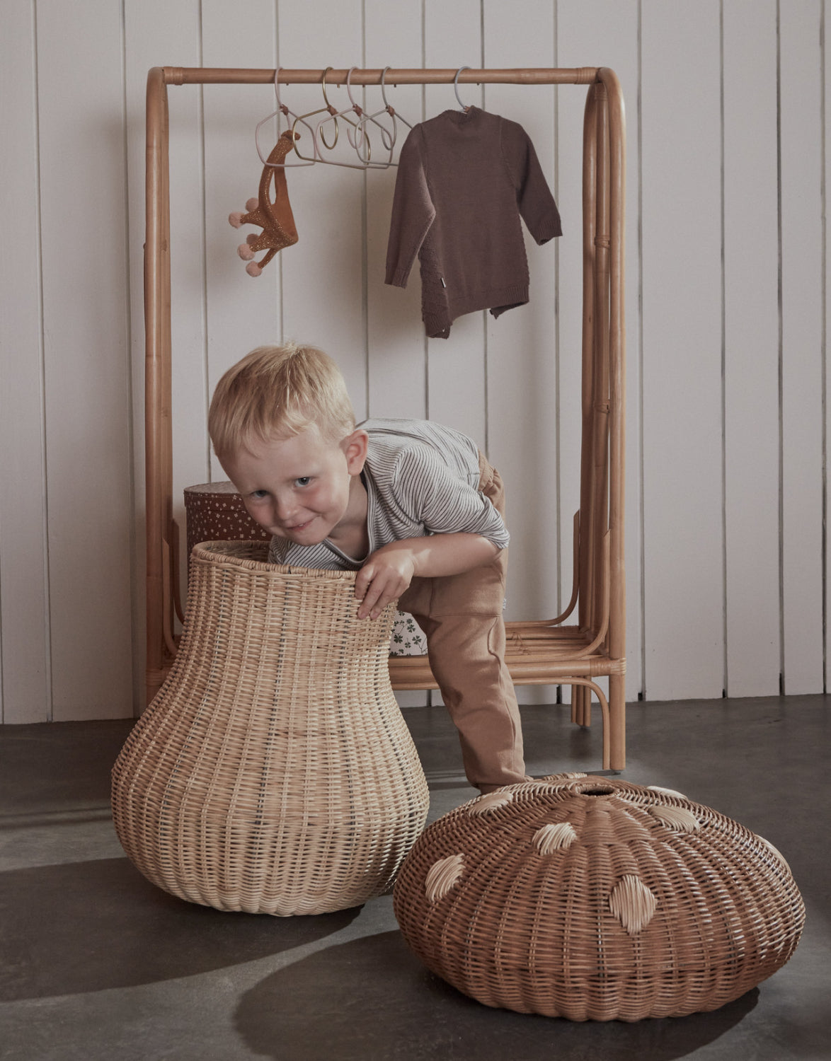 OYOY Mushroom Basket Nature