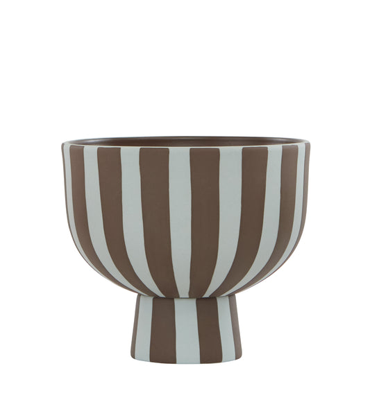 OYOY Toppu Bowl dusty blue-choko