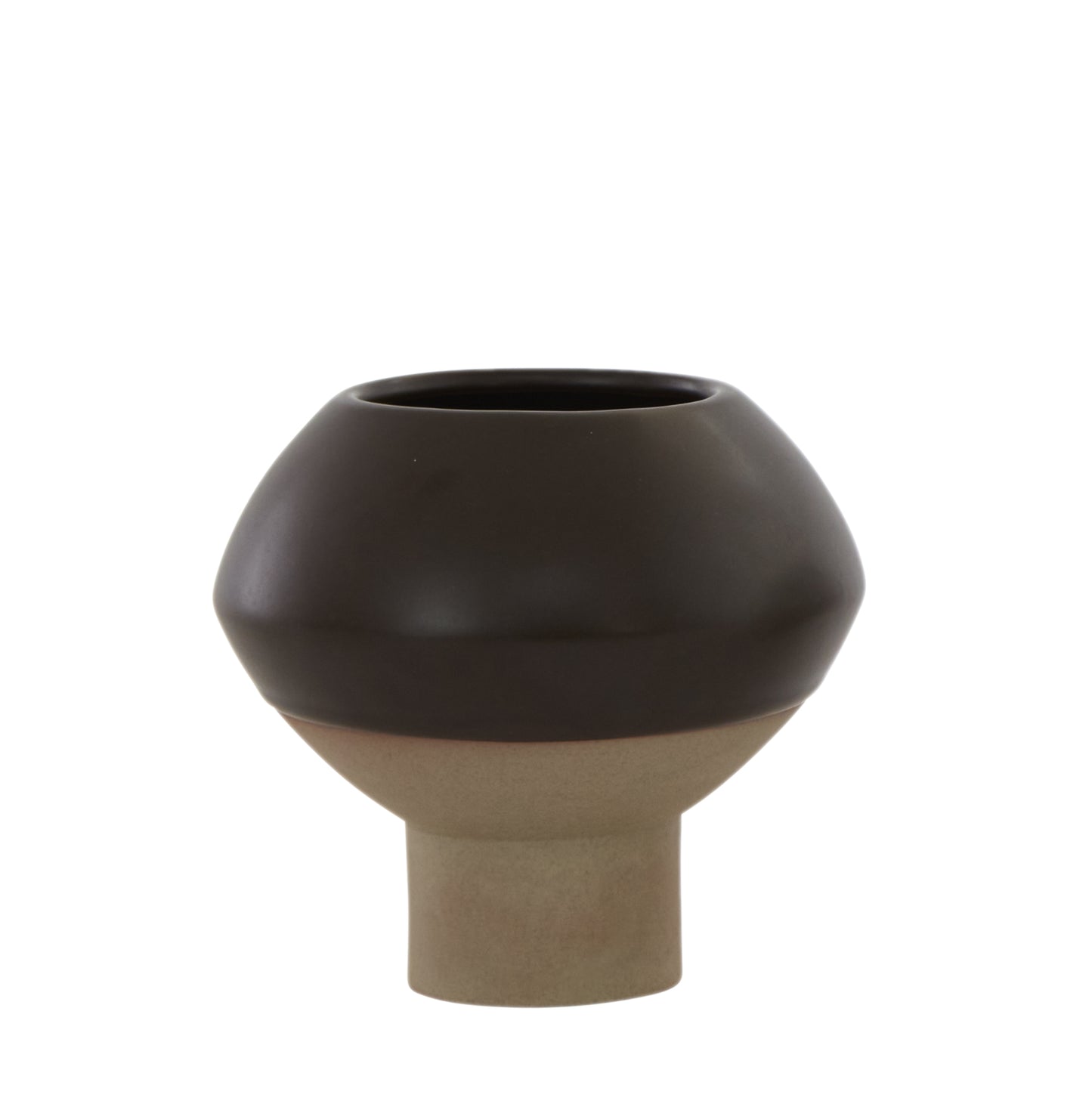 OYOY Hagi Ceramic Vase Mini Brown