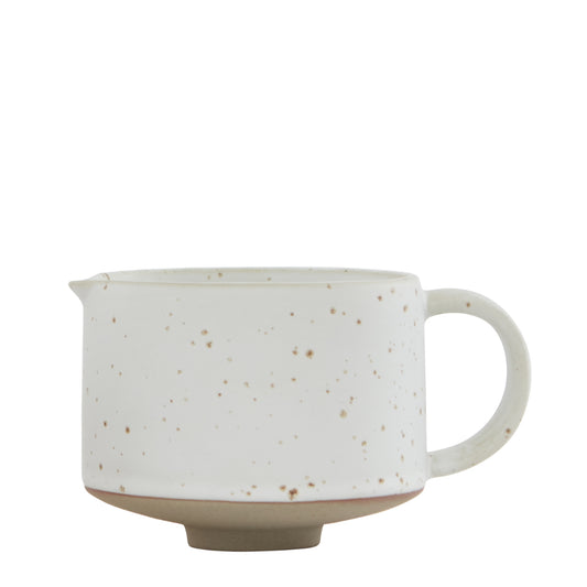 OYOY Hagi Ceramic Jug Small White/Brown