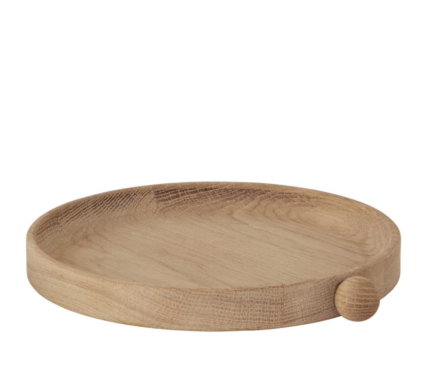 OYOY Inka Wood Tray Round Small Nature