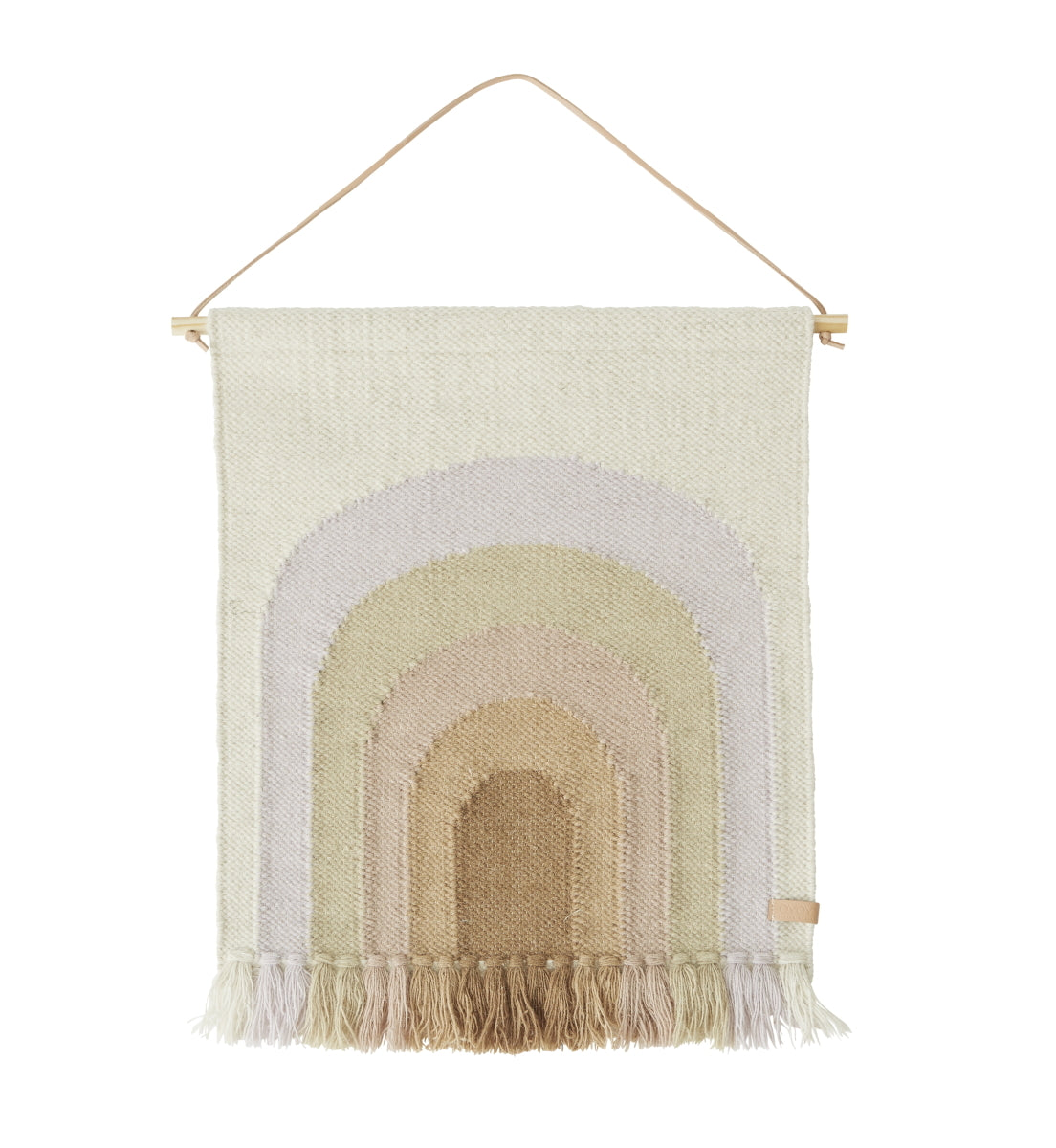 OYOY Rainbow Wool Wall Hanging Mini Purple