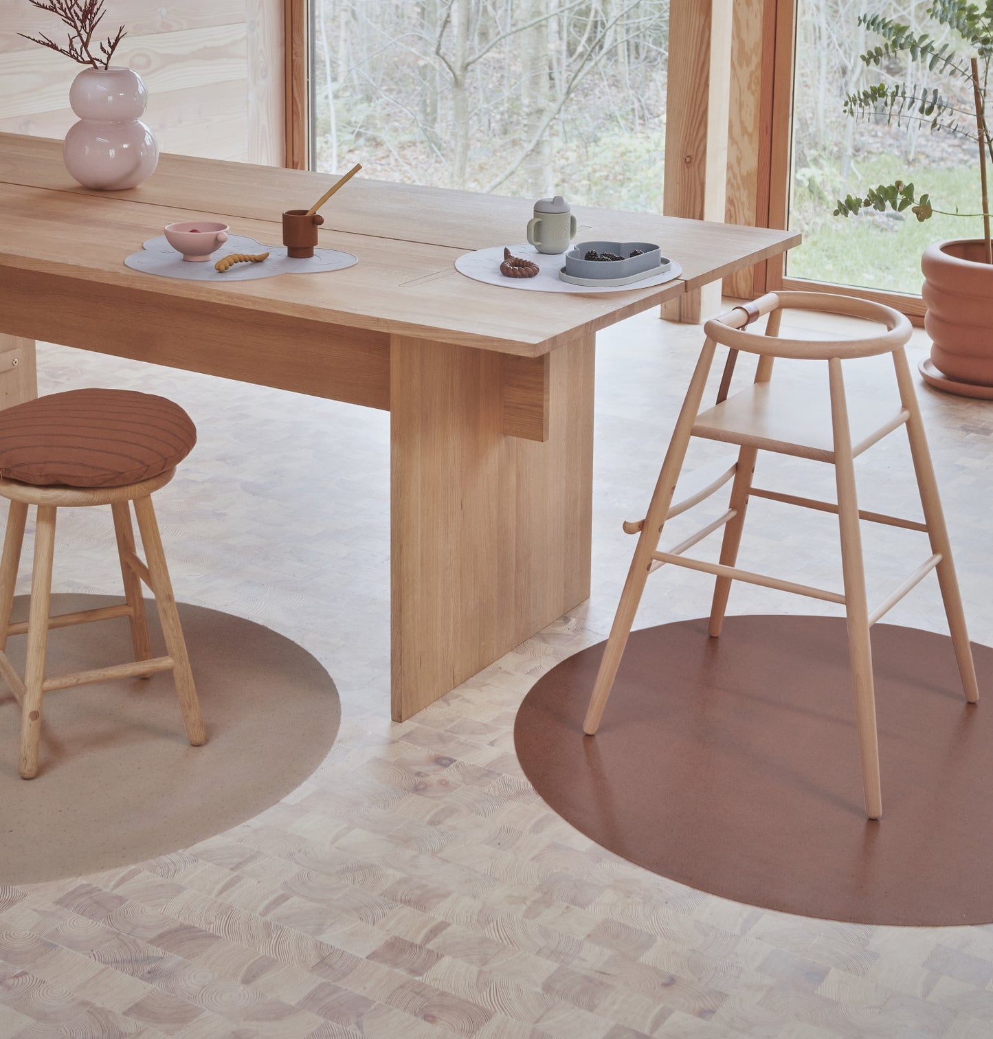 OYOY Muda Chair Mat Caramel