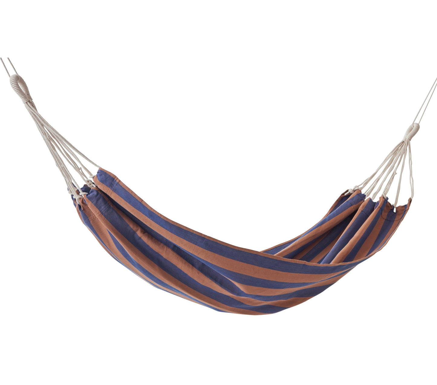 OYOY Kyoto Recycled Polyester Hammock Caramel-Blue