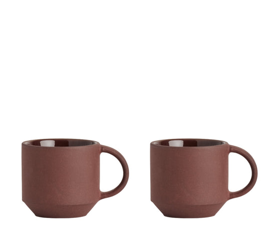 OYOY Yuka Espresso Cup 2pcs dark