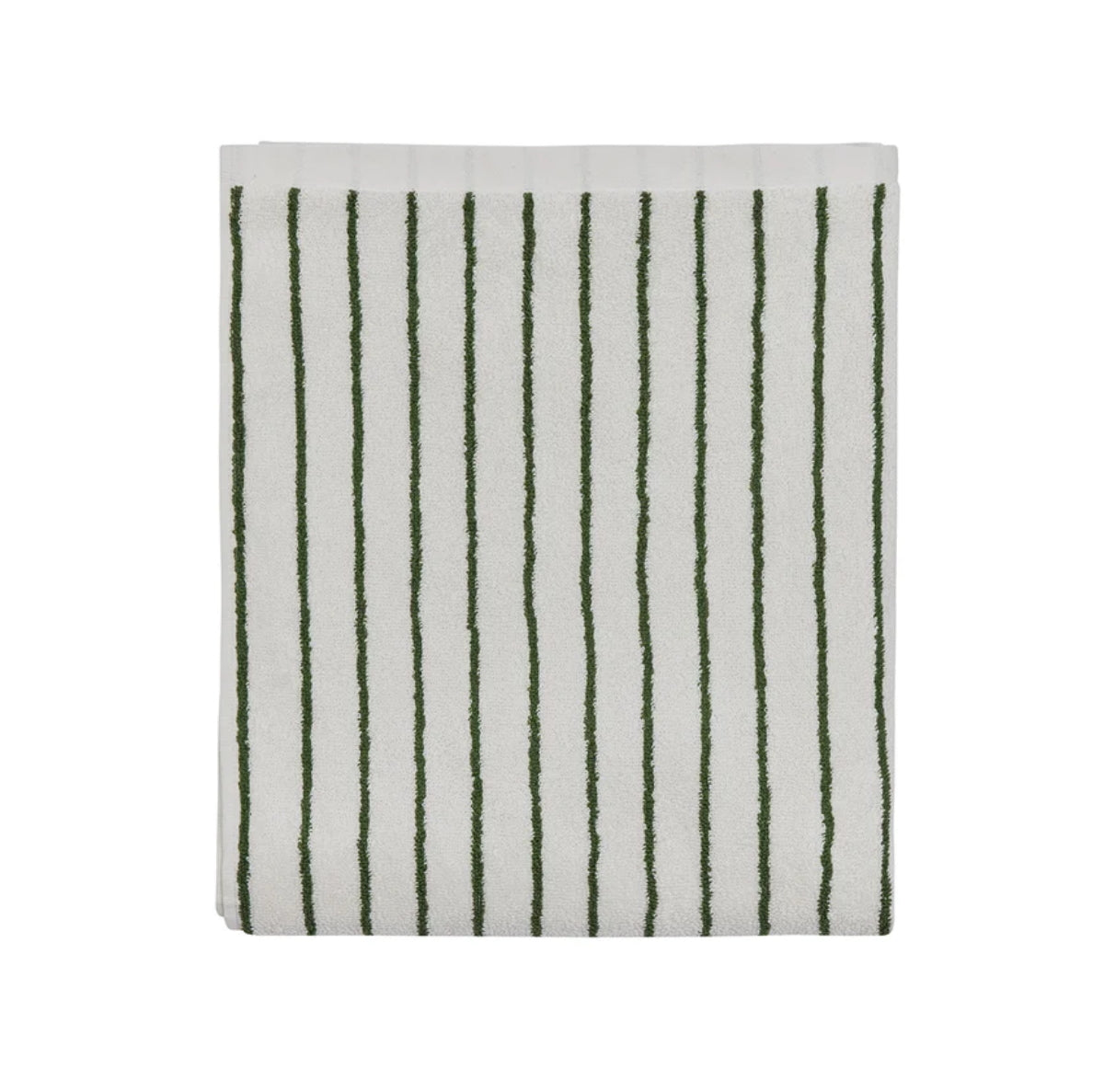 OYOY Raita Organic Cotton Guest Towel Off white-Green