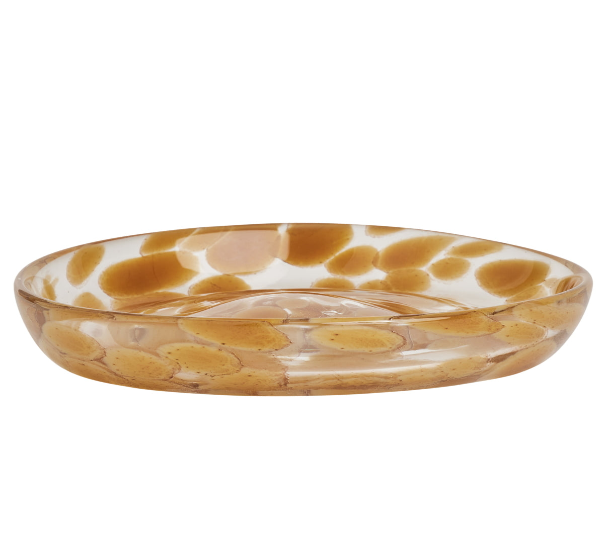 OYOY Jali Dessert Plate Amber