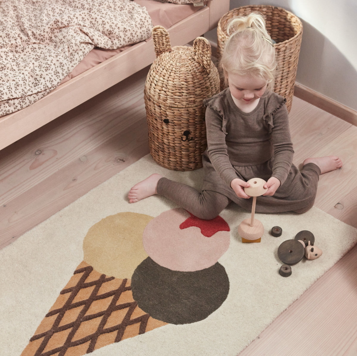 OYOY Ice Cream Tufted Rug