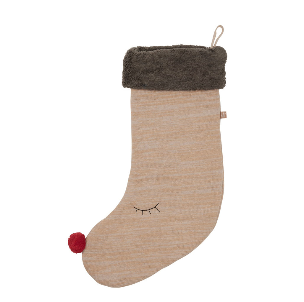 OYOY Rudolf Cotton Christmas Stocking