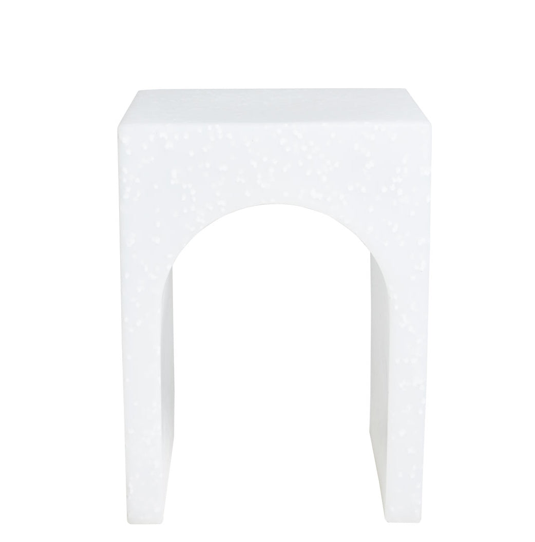 OYOY Siltaa Recycled Stool White