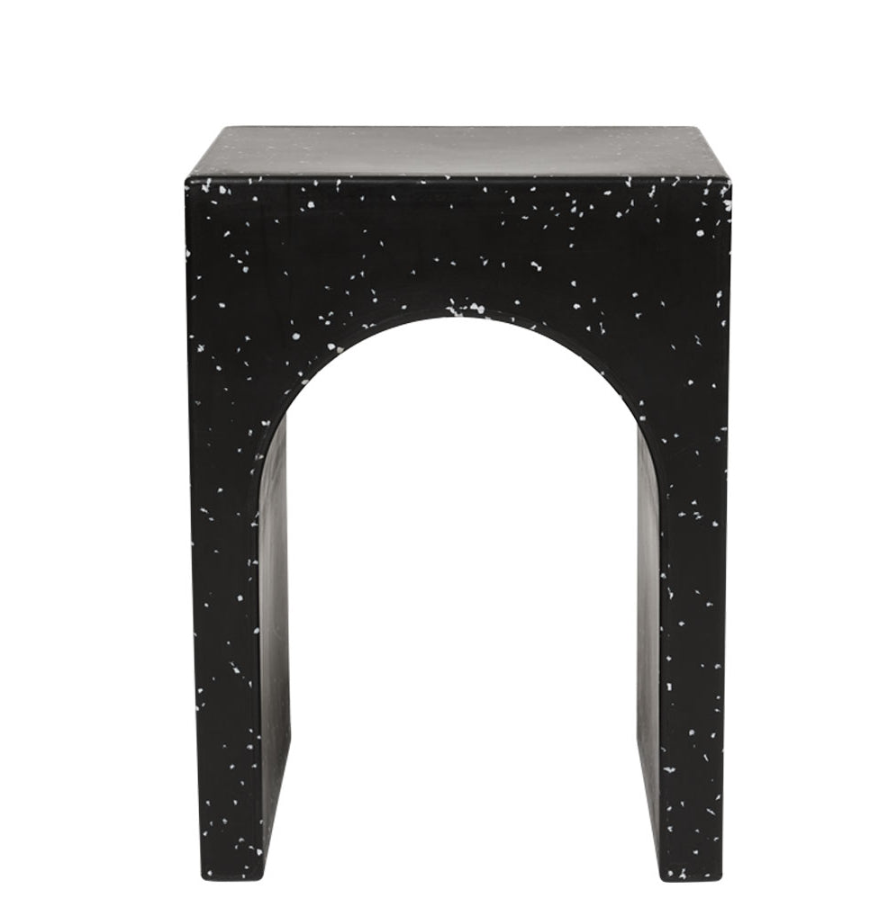 OYOY Siltaa Recycled Stool Black