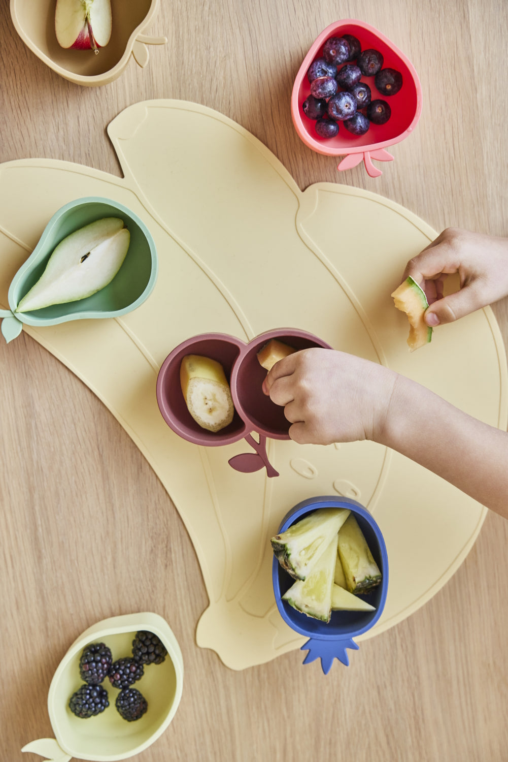 OYOY Strawberry & Cherry Snack Bowl