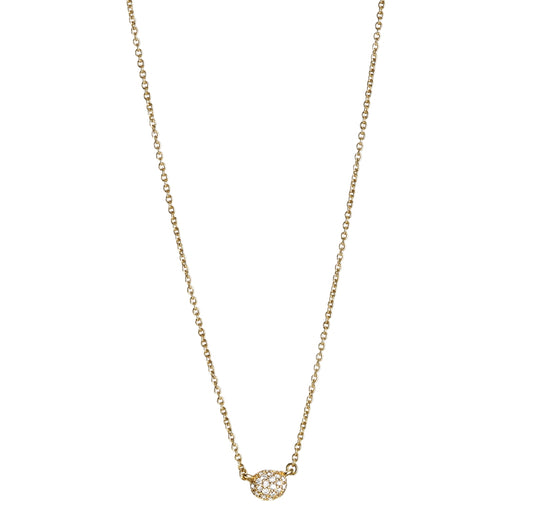 Efva Attling Love Bead Necklace Diamonds Gold