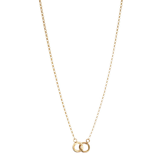 Efva Attling Mini Twosome Necklace Gold