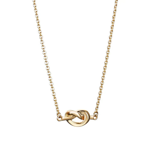 Efva Attling Love Knot Necklace Gold