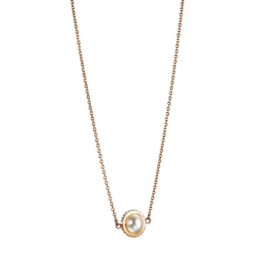 Efva Attling Day Pearl & Stars Necklace Gold