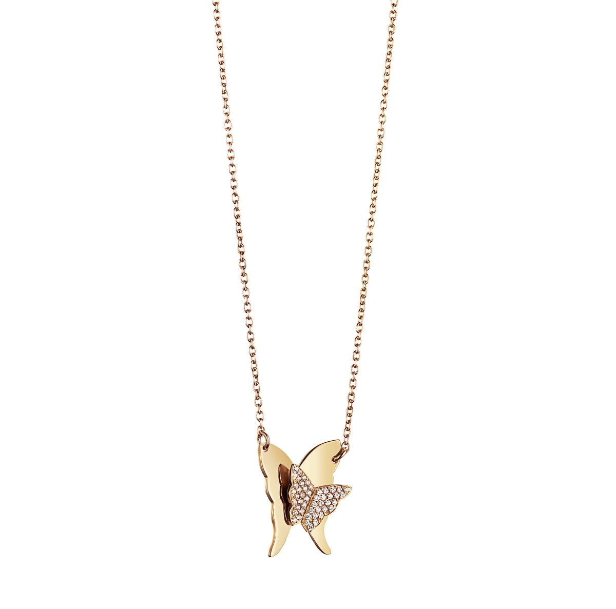 Efva Attling Miss Butterfly & Stars Necklace