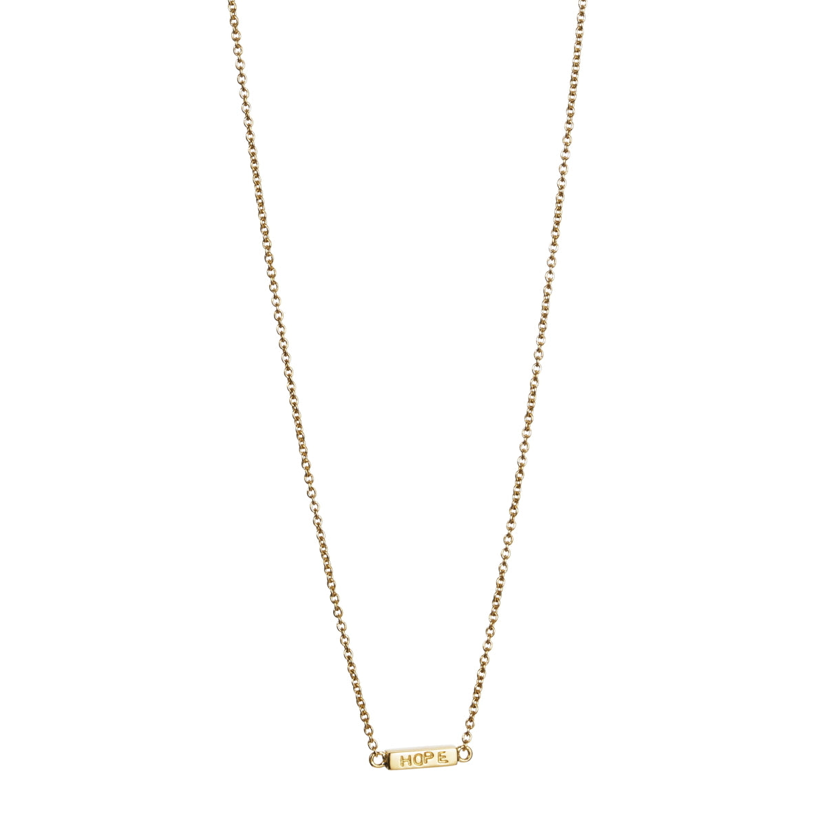 Mini Me Hope Necklace Gold