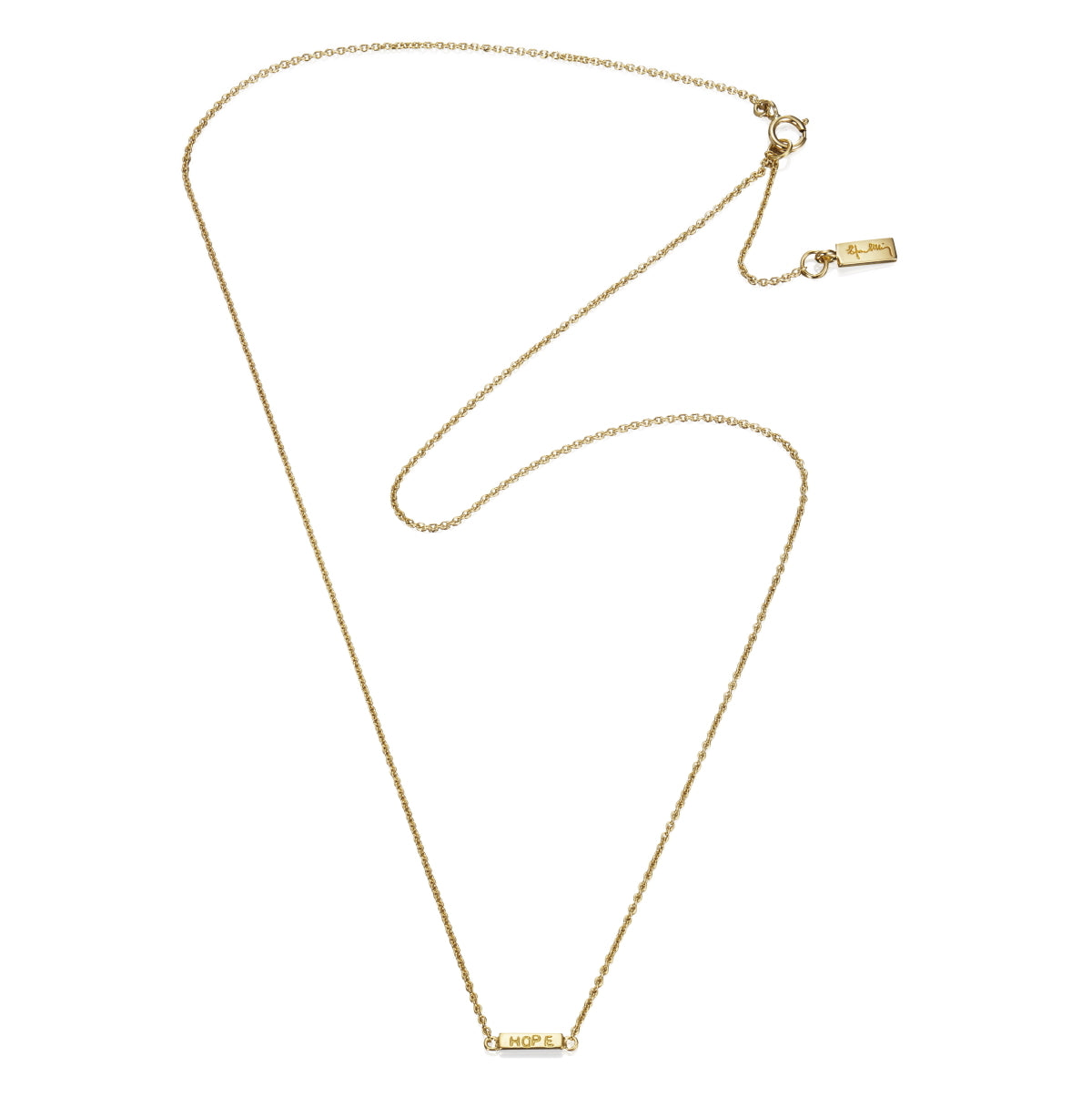 Mini Me Hope Necklace Gold