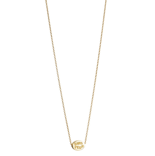 Efva Attling Mini Me Sans Peur Necklace Gold