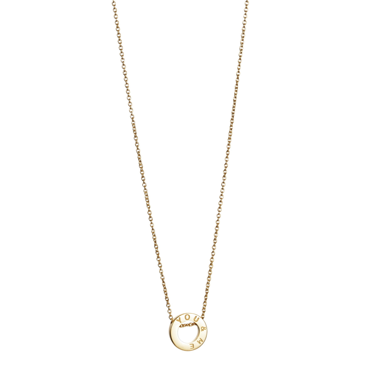 Mini Me You & Me Necklace Gold