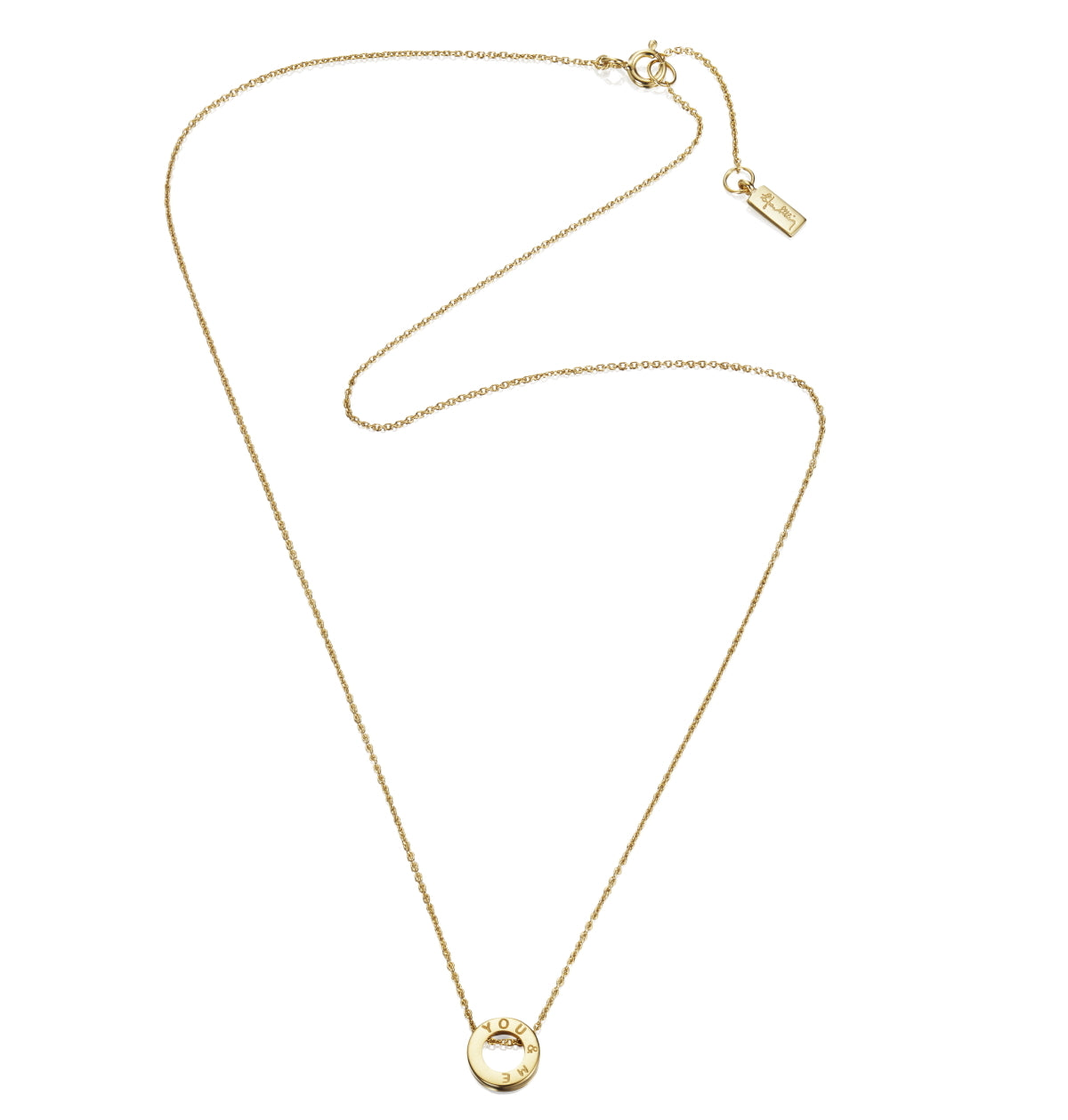 Mini Me You & Me Necklace Gold