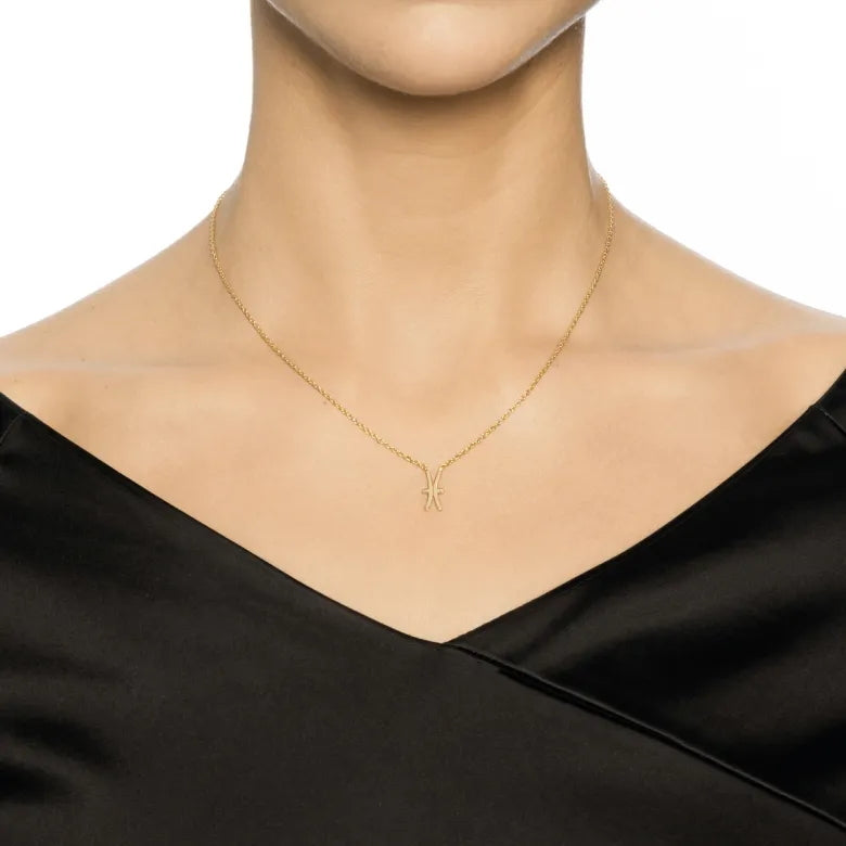 Efva Attling Double Trouble Necklace Gold