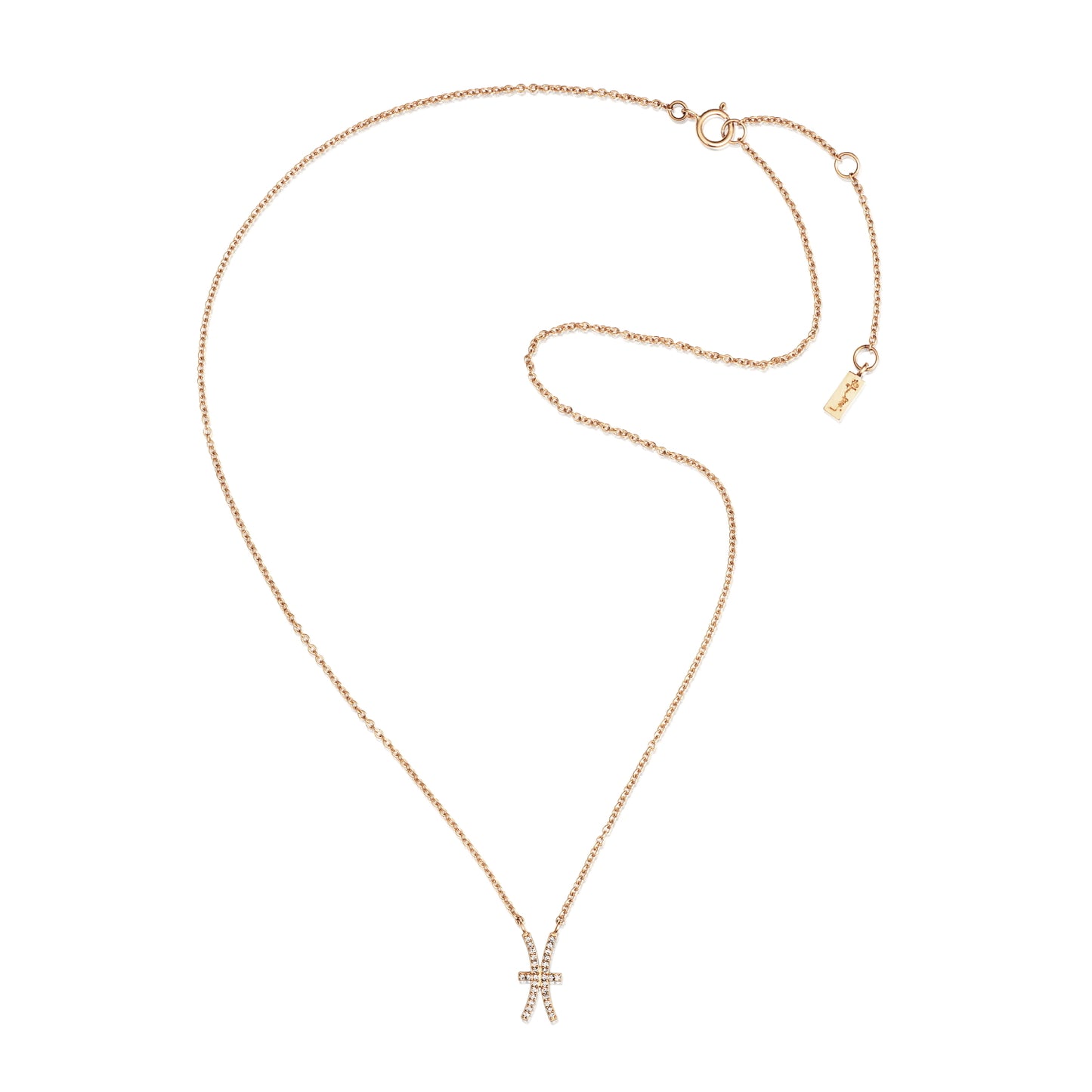 Efva Attling Double Trouble & Stars Necklace Gold