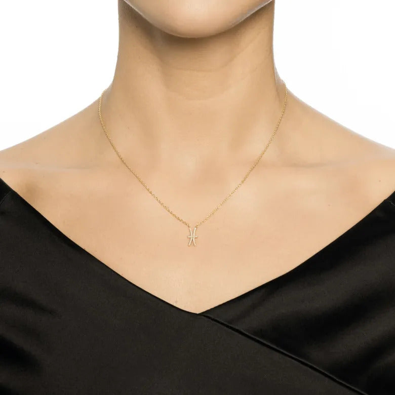 Efva Attling Double Trouble & Stars Necklace Gold