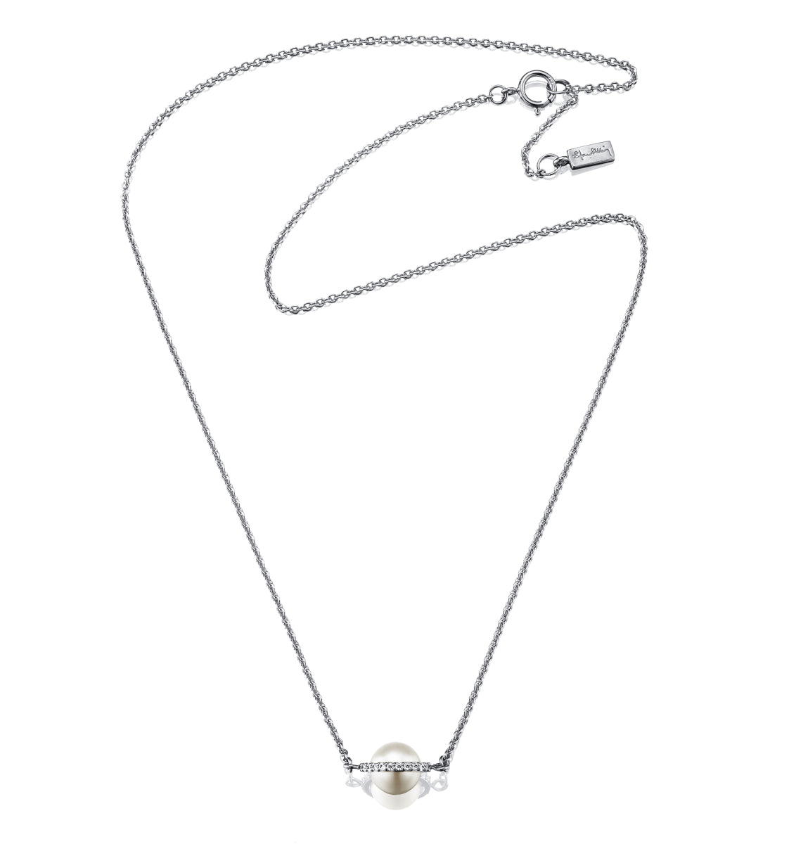 Efva Attling Day Pearl & Stars Necklace White Gold