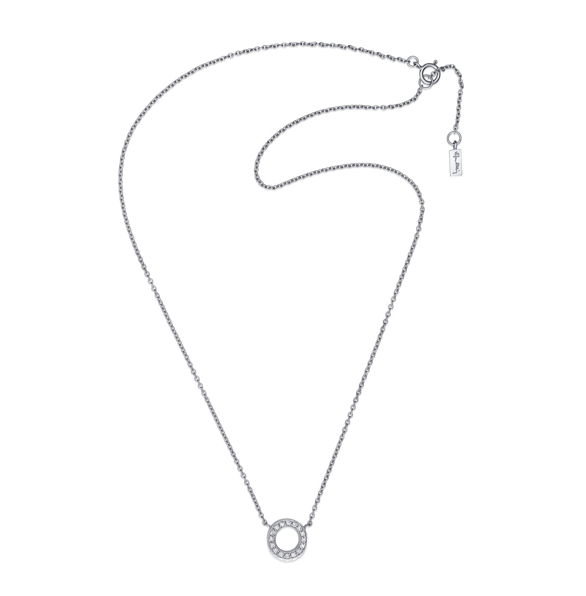 Efva Attling Circle Of Love Necklace White Gold