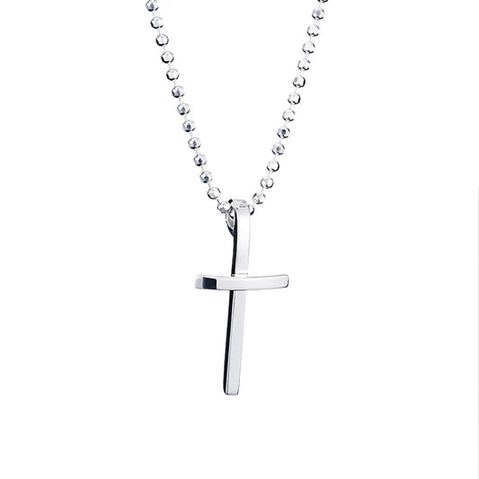 Efva Attling Little Thin Cross Pendant Necklace