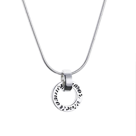 Efva Attling Ring Around Amor Vincit Omnia Pendant Necklace