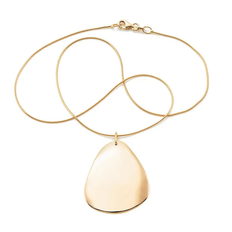 Efva Attling Rose Petal Pendant Gold