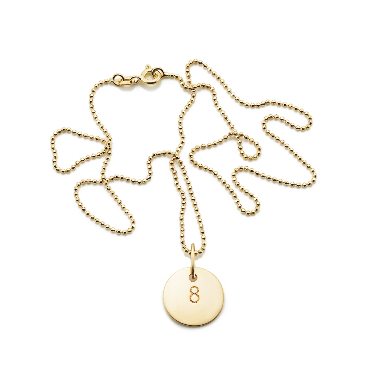 Efva Attling Baby Luck Pendant Necklace Gold