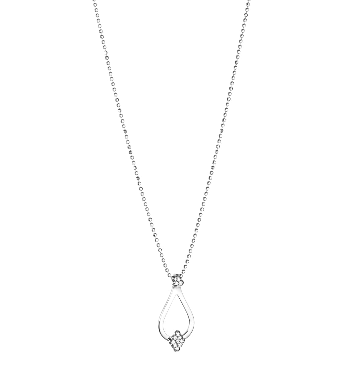 Efva Attling Little Dew Drops & Stars Pendant Necklace White Gold